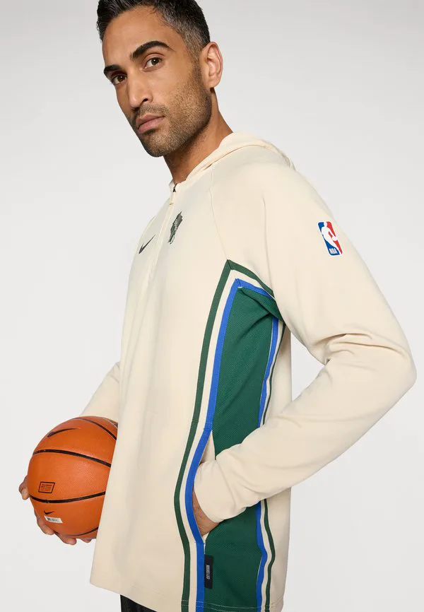 Куртка на молнии milwaukee bucks city edition, клубная одежда Nike Performance, Beige — фото 4