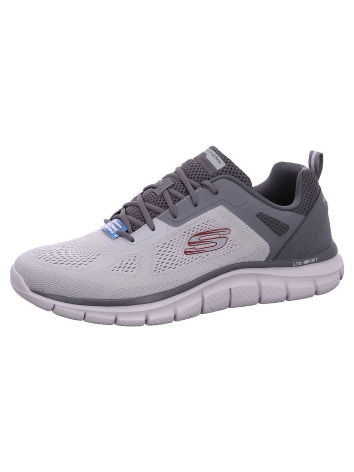 

Кроссовки на шнуровке Skechers, серый