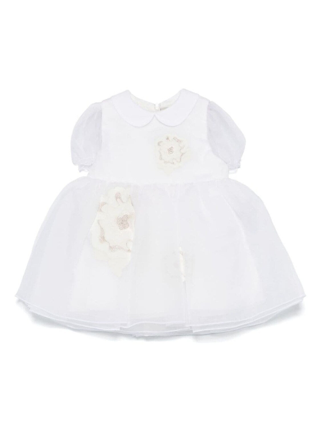 

Simonetta платье с цветочной вышивкой, белый