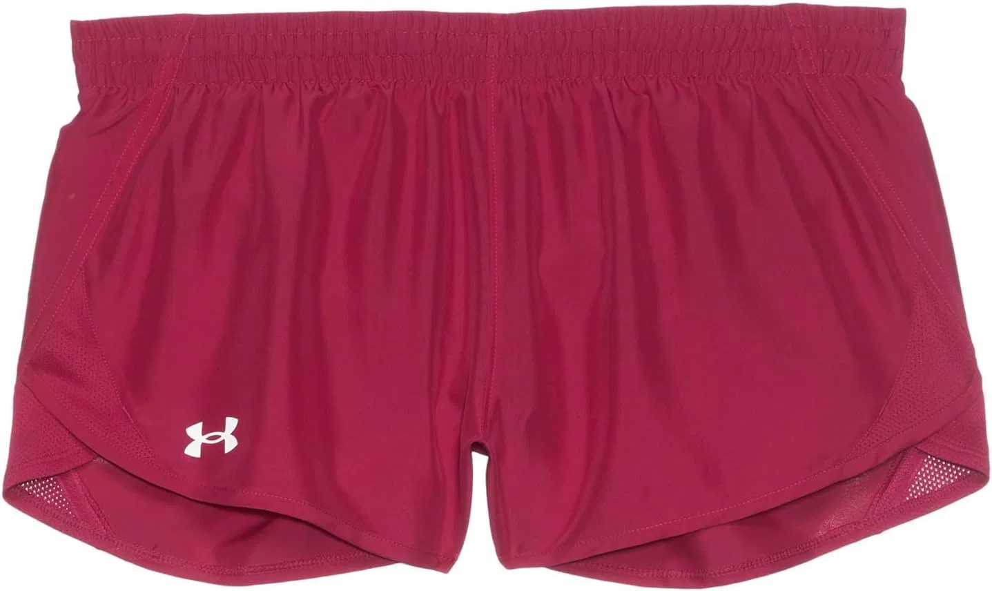 Шорты Under Armour Girls' Fly By Shorts, (681) Shaded Fuchsia//Reflective