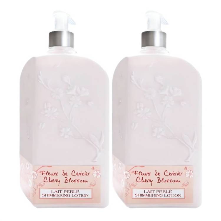 Лосьон для тела Sweet Cherry Blossom увлажняющий и восстанавливающий 500мл*2 LOCCITANE, 500ml — фото 2