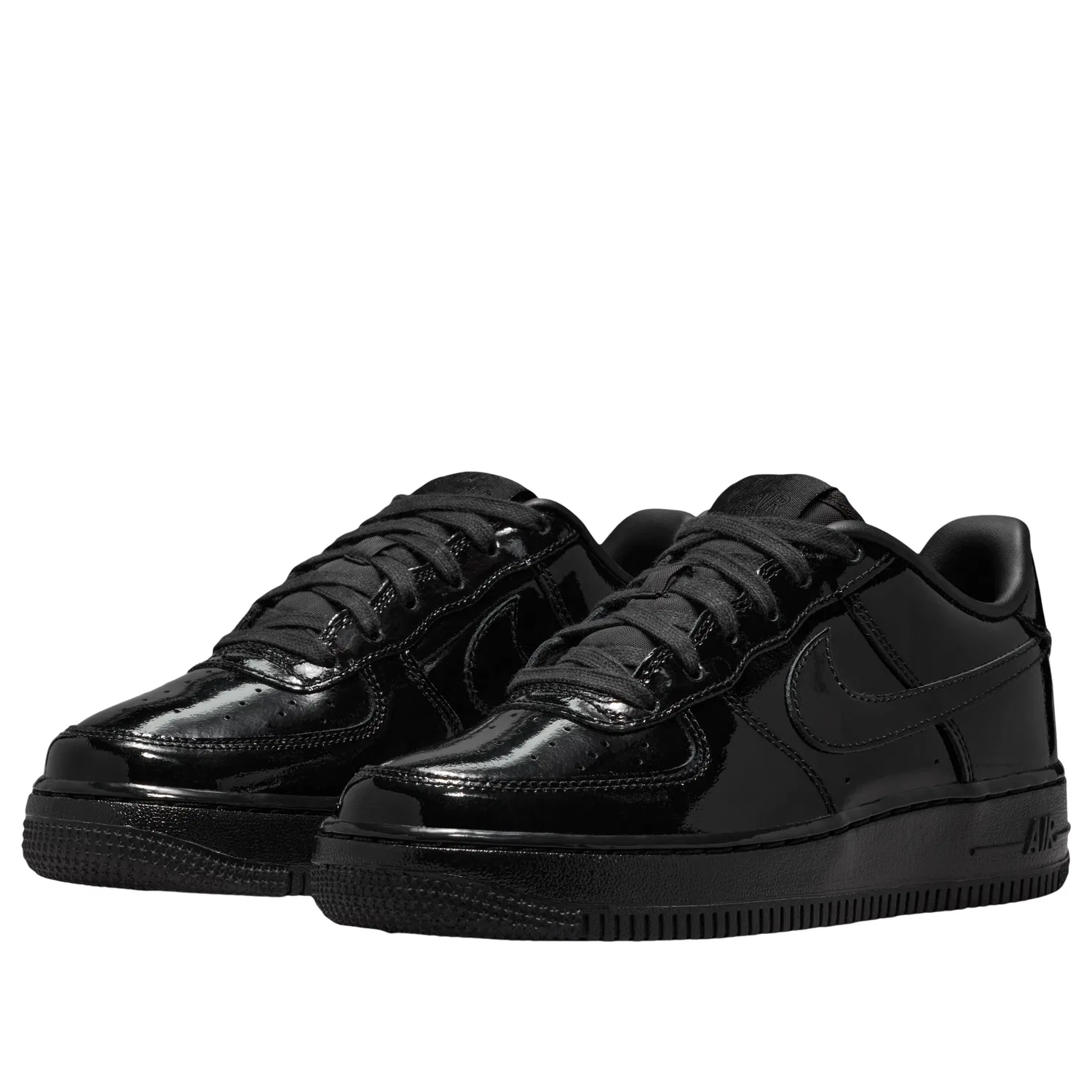 Кроссовки Nike Air Force 1 Low 'Black Patent' IV2448-010, черный — фото 4