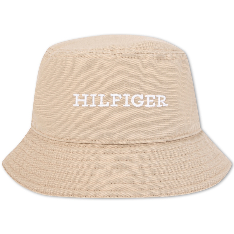 

Tommy Hilfiger Хлопковая шляпа-ведро мужская, Khaki AEG