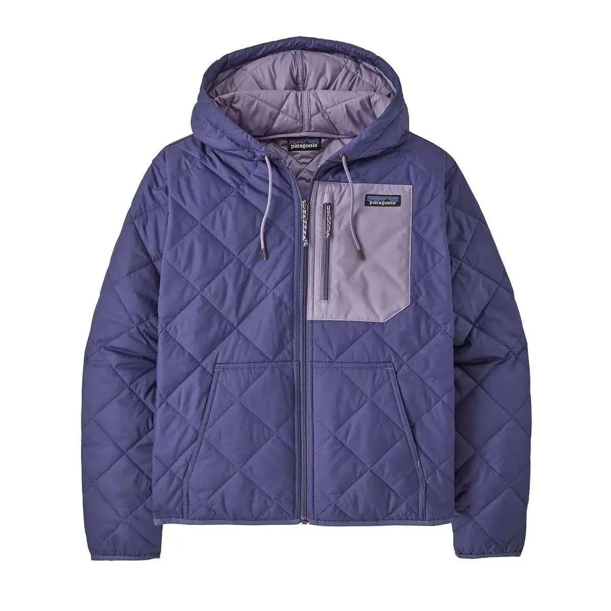 Пуховик Diamond Quilted Patagonia, winter solstice фиолетовый/slpu
