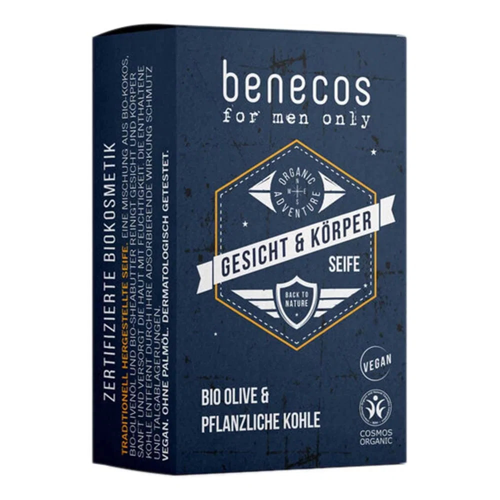 Натуральное мыло для рук и тела benecos For Men Only Benecos