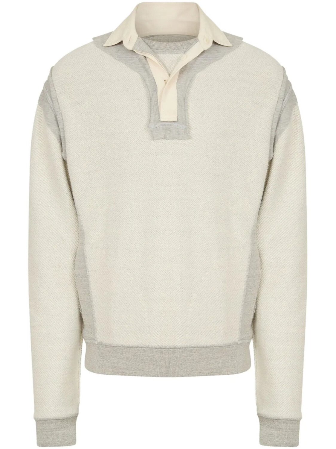 

Maison Margiela фактурная рубашка поло, нейтральный