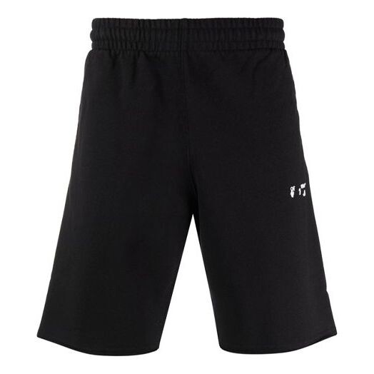 

Шорты fw21 logo pattern sports shorts version black Off-White, черный