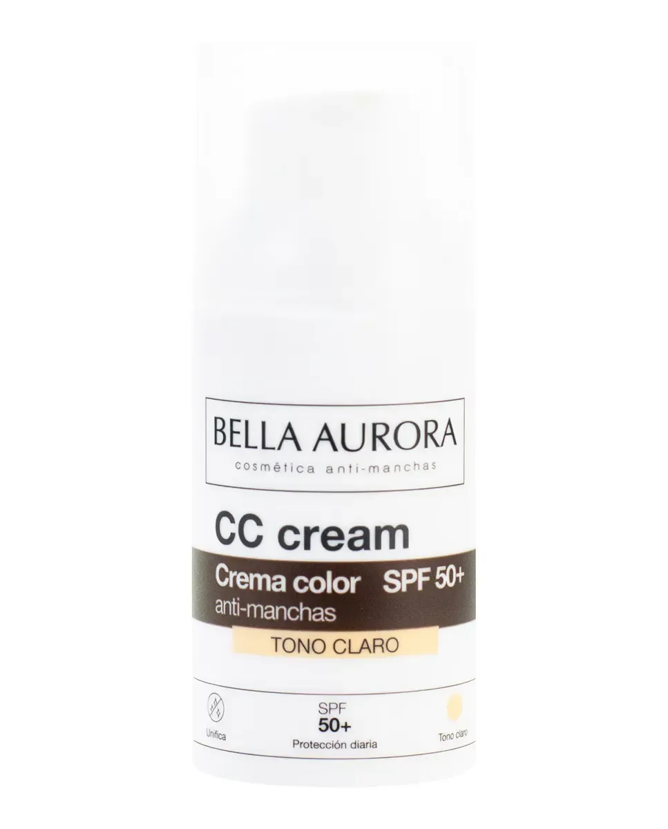 Крем для лица SPF BELLA AURORA Тонирующий против пигментации +, Claro