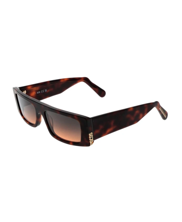 

Коричневые прямоугольные солнцезащитные очки с градиентными линзами Gcds, коричневый