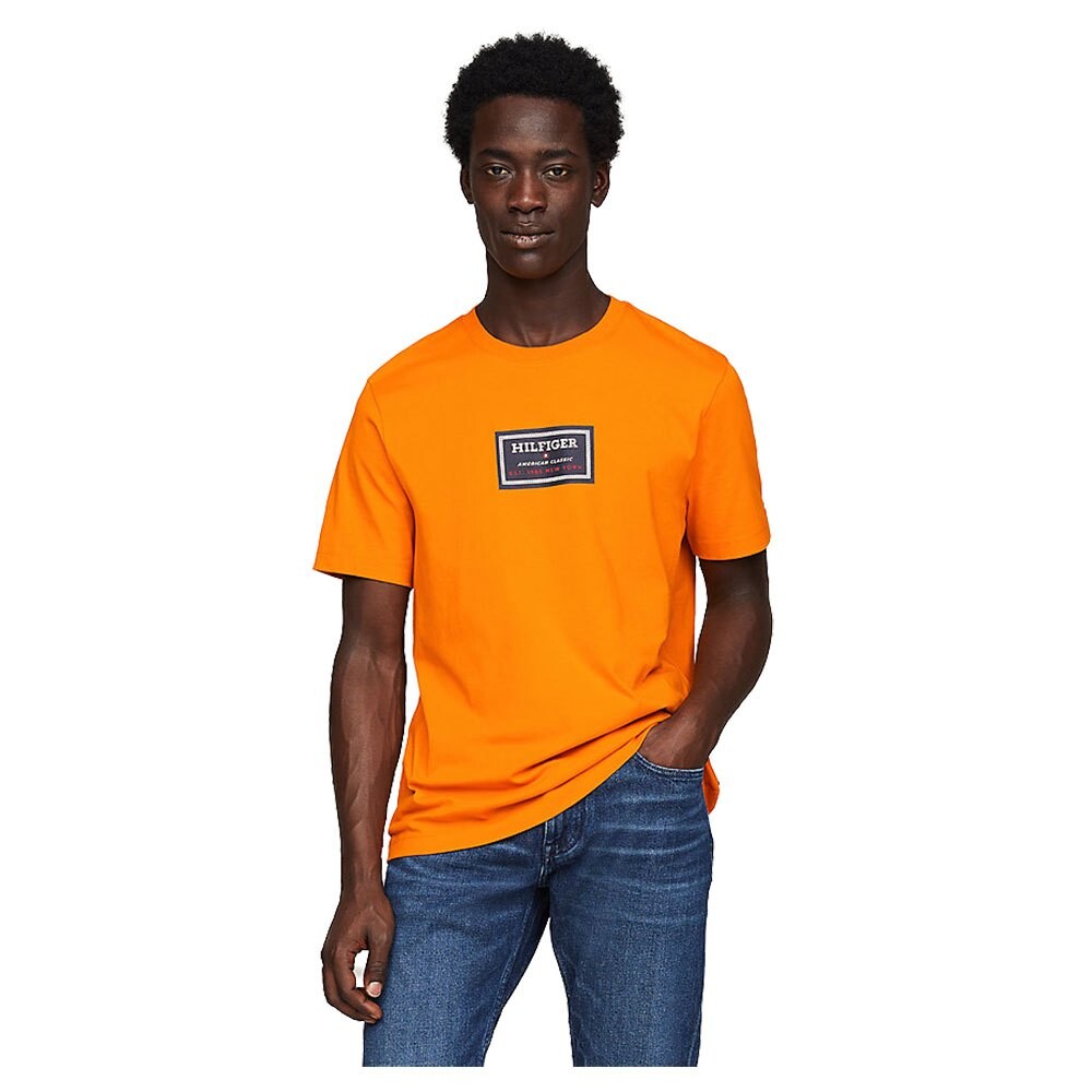 

Футболка с коротким рукавом Tommy Hilfiger Label Hd Print, оранжевый