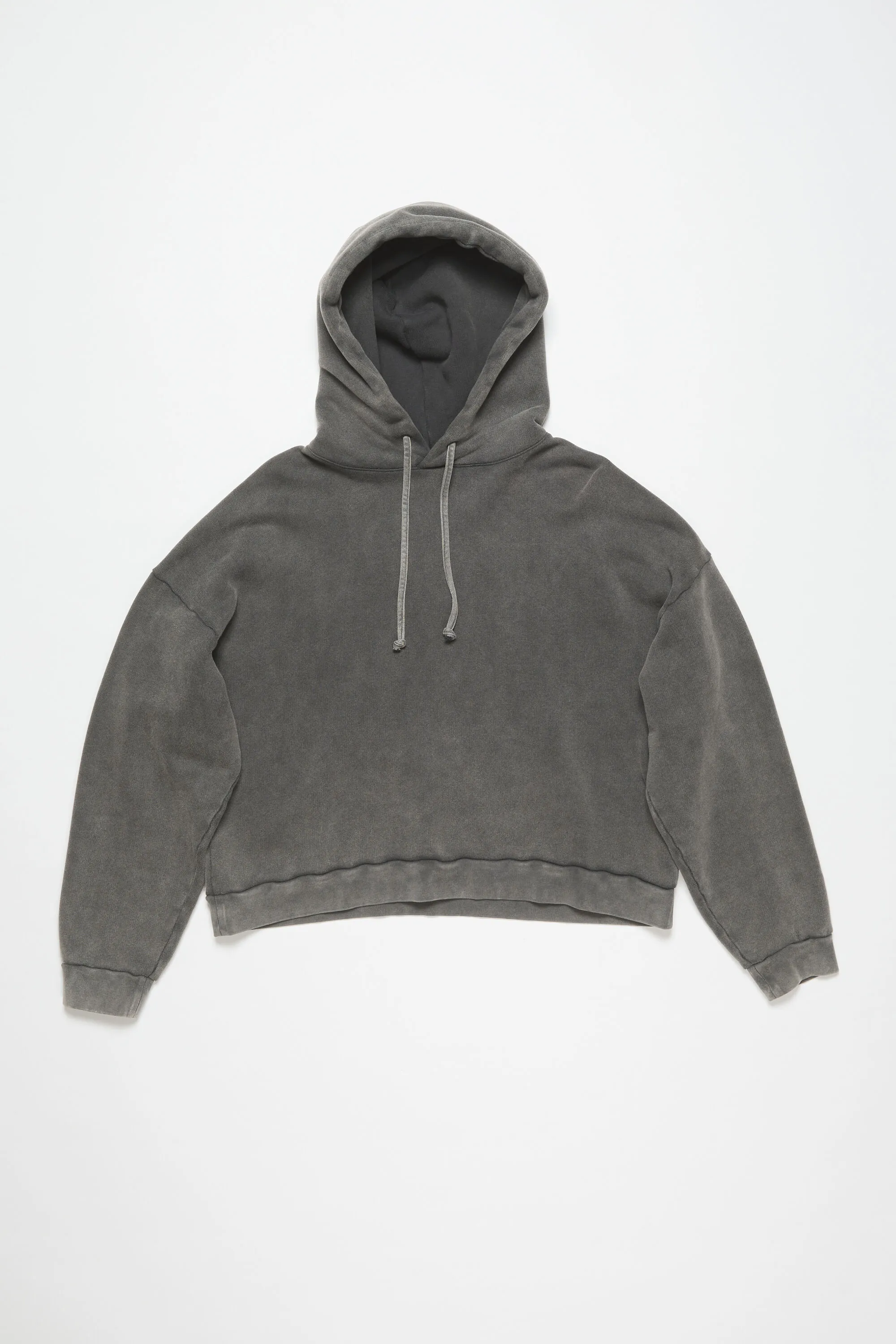 Нашивка с логотипом свитера с капюшоном Acne Studios, Faded black — фото 4