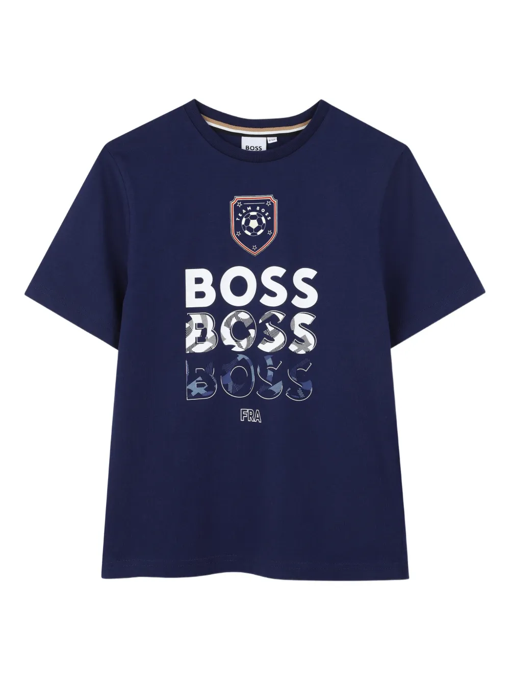 

Футболка с логотипом Boss Kidswear, синий