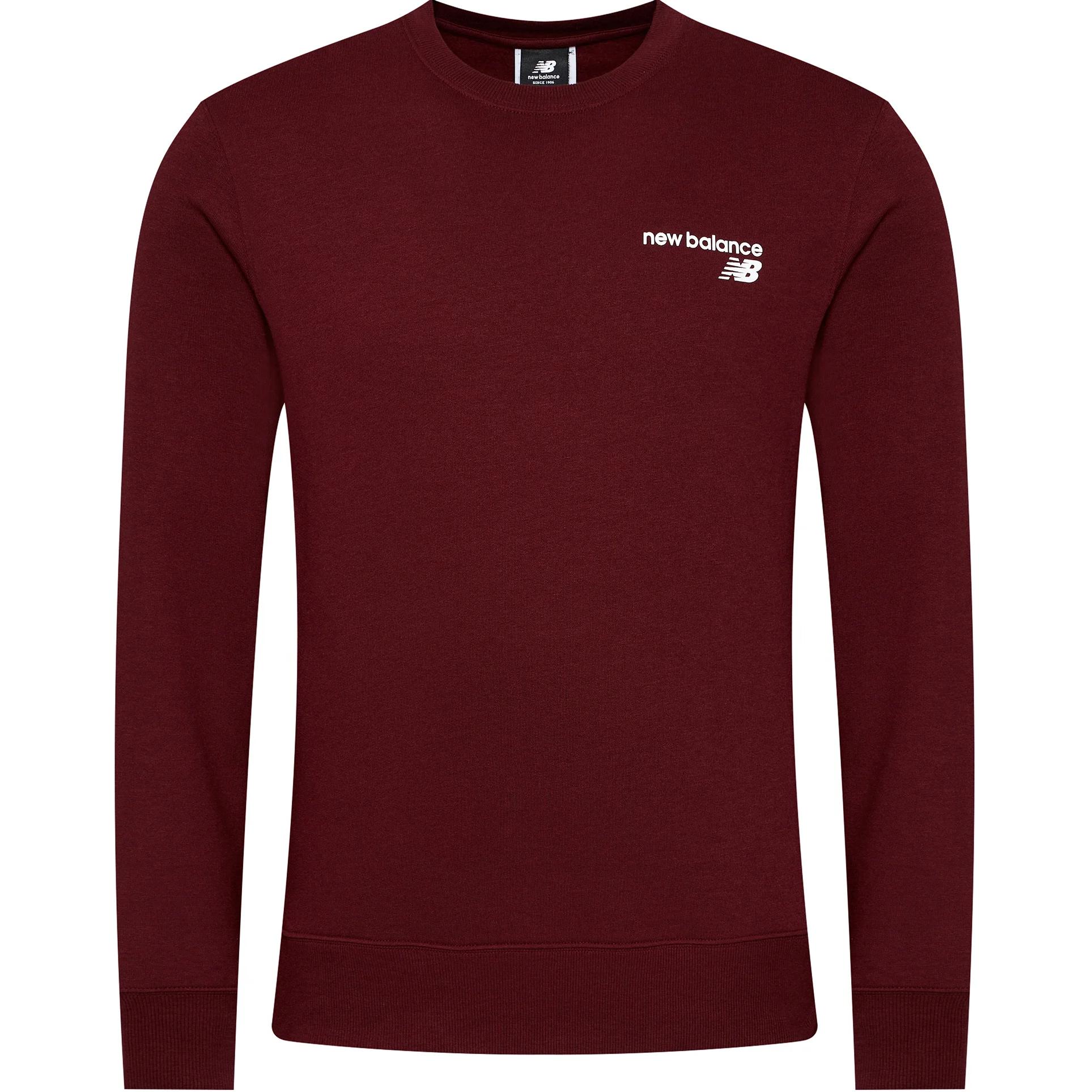 

New Balance Мужская толстовка SS25, кроваво-красного цвета