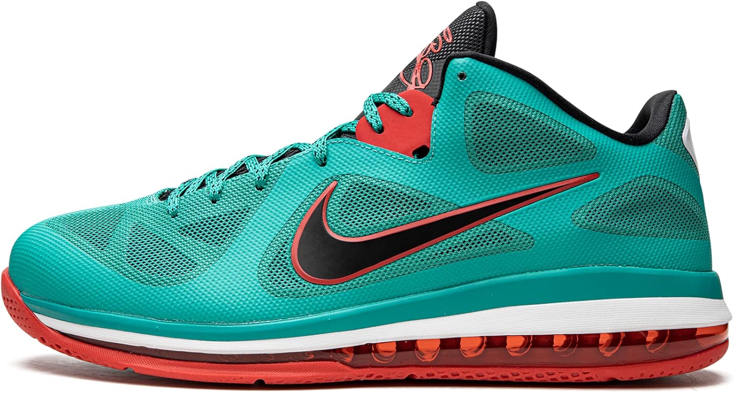 

Зеленые, черные и красные кроссовки Nike Lebron IX Low