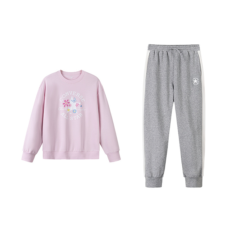 

Повседневный спортивный комплект All Star из 2 предметов для детей Converse, розовый