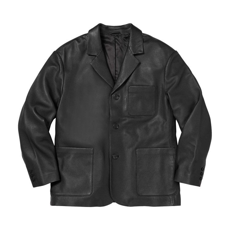 

Куртка Supreme Leather Blazer 'Black'