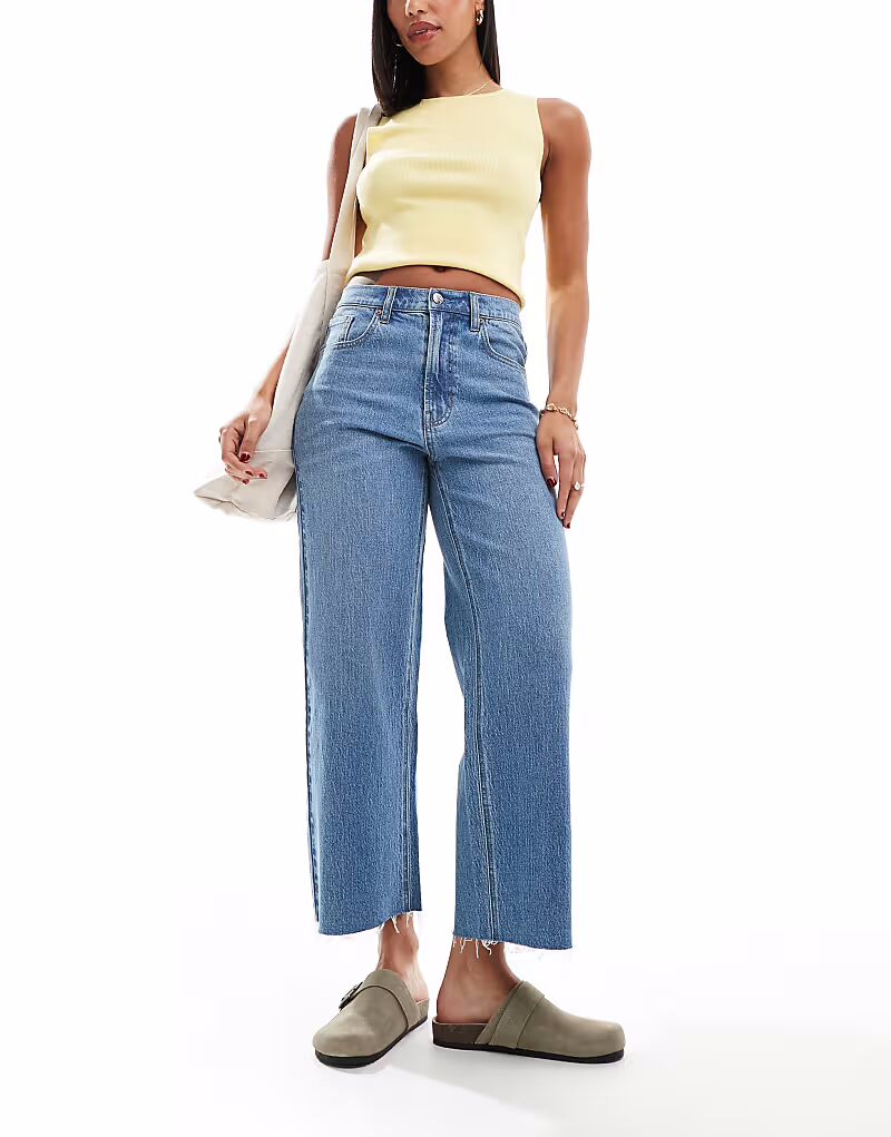 

Pacsun hepburn джинсы мешковатые с низкой посадкой и потертостями в цвете средне-синего мытья