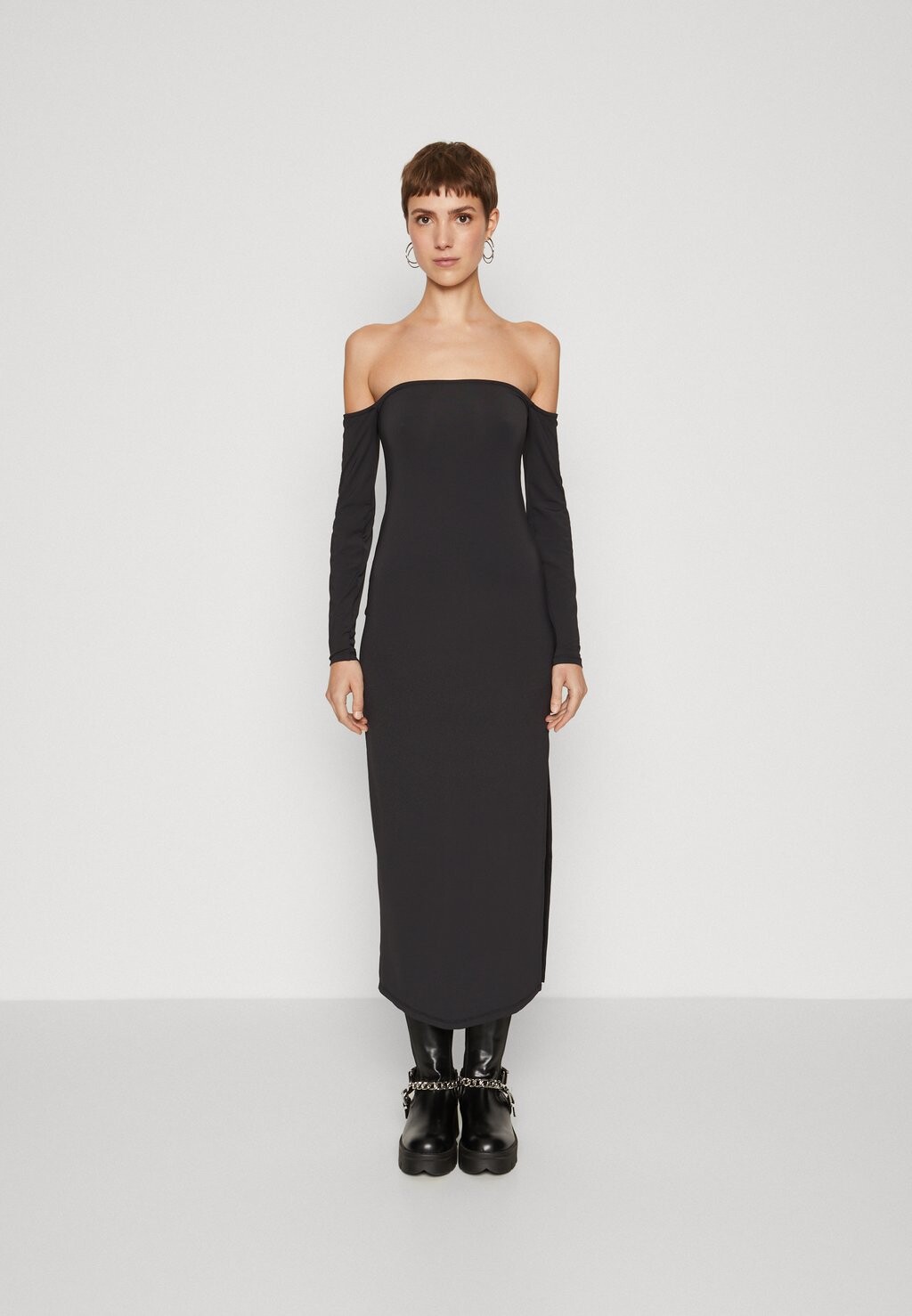 

Платье-футляр ONLEA OFF SHOULDER DRESS ONLY, черный