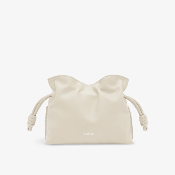 

Мини-Сумка-Клатч из кожи с тисненым логотипом Flamenco Loewe, синий