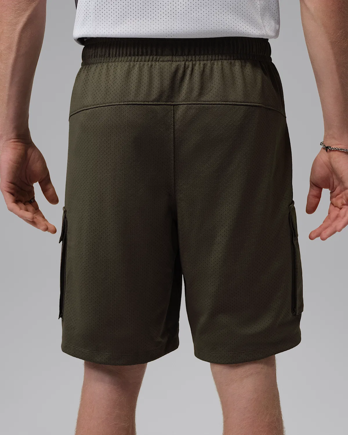 Мужские карго-шорты Jordan Brooklyn, Cargo Khaki/Black — фото 3