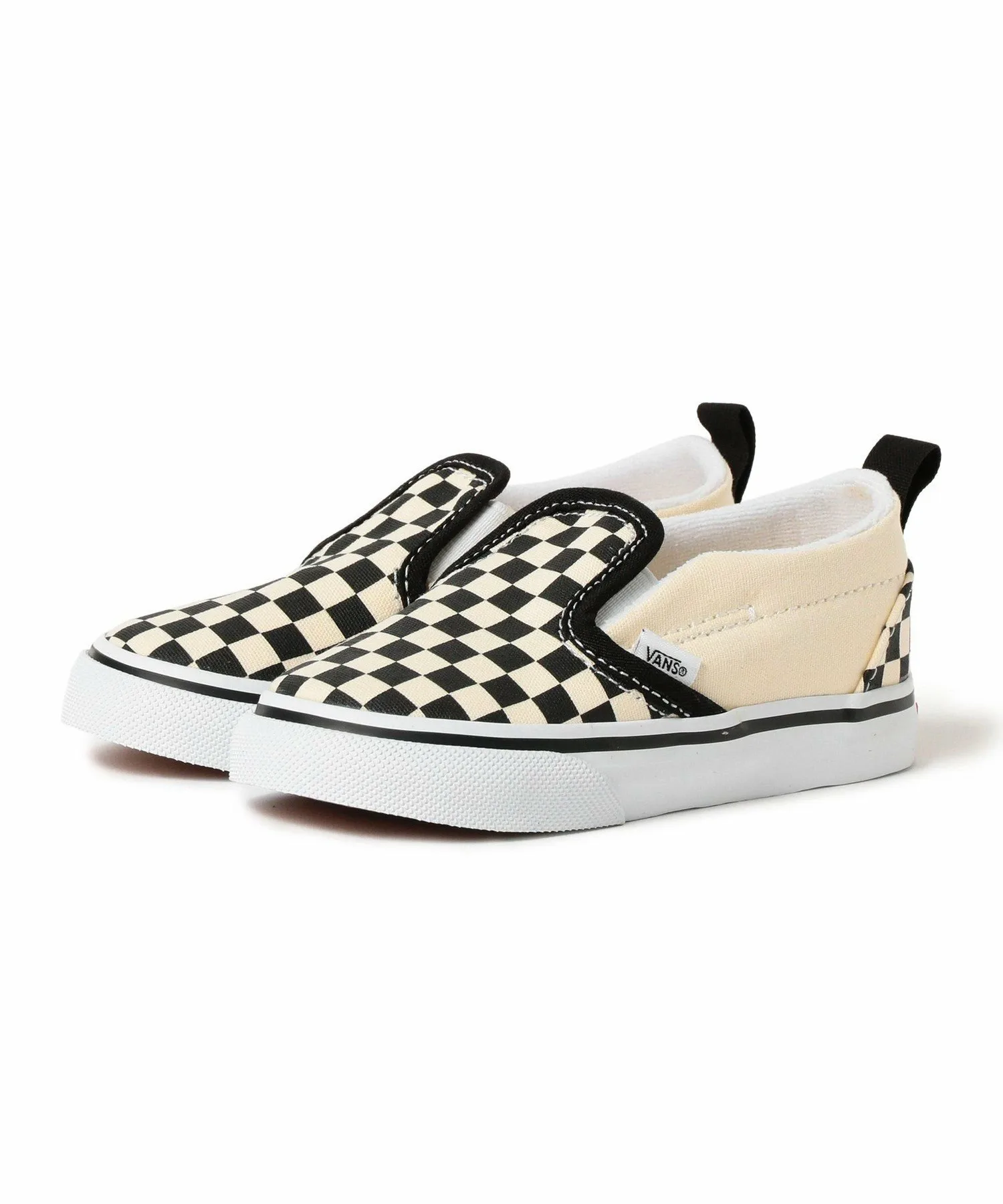 VANS / Классические слипоны V1 (10,5~16 см) 26SS Kodomo Beams, Black/White