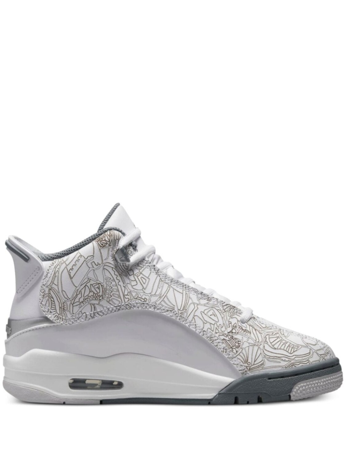 

Кроссовки Jordan Kids Air Jordan Dub Zero "серые", белый