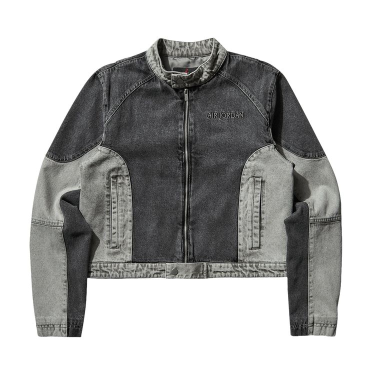 

Куртка Air Jordan Jacket 'Black/Flat Pewter/Iron Grey', черный