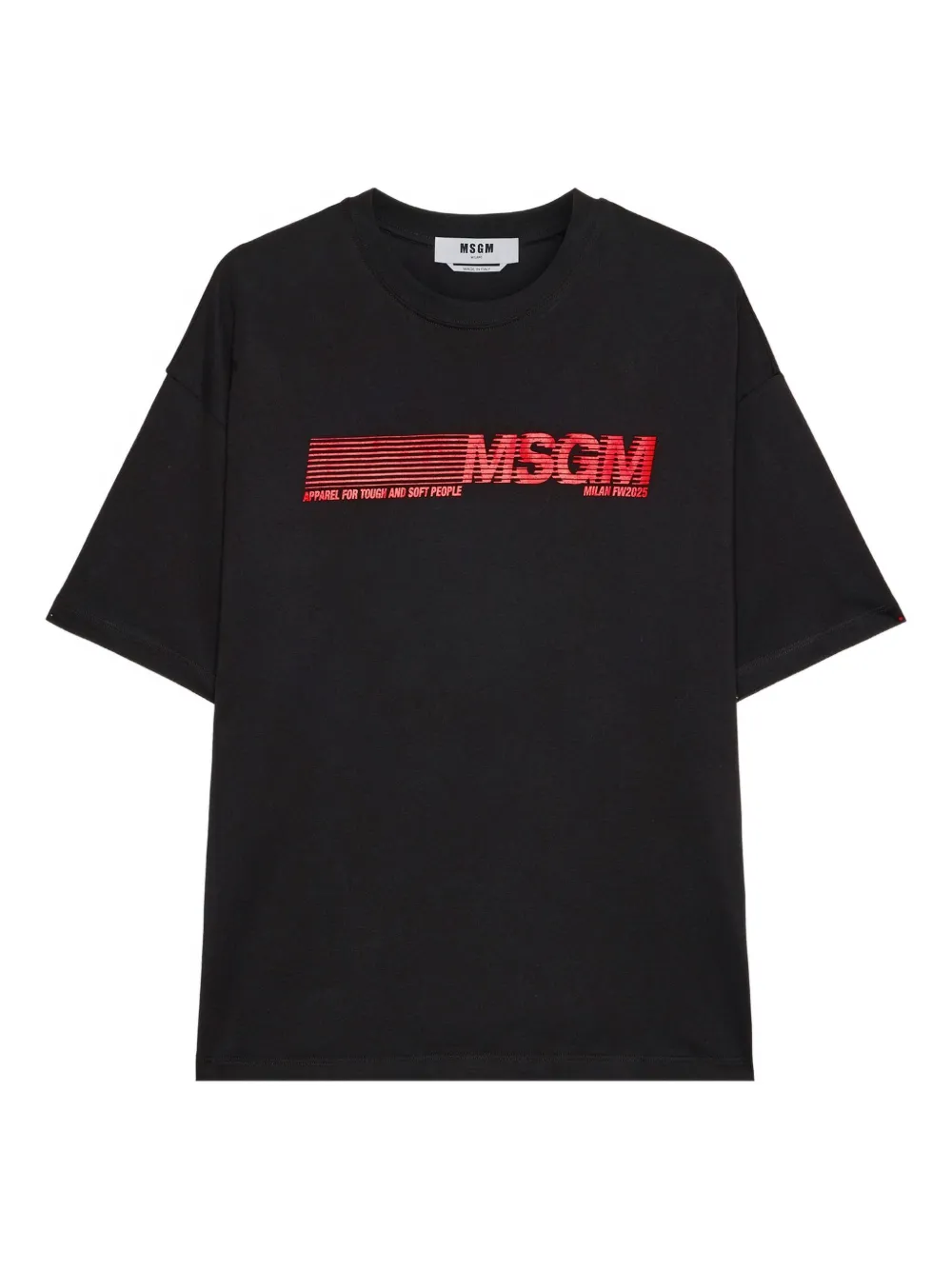 

Футболка с логотипом Msgm, черный