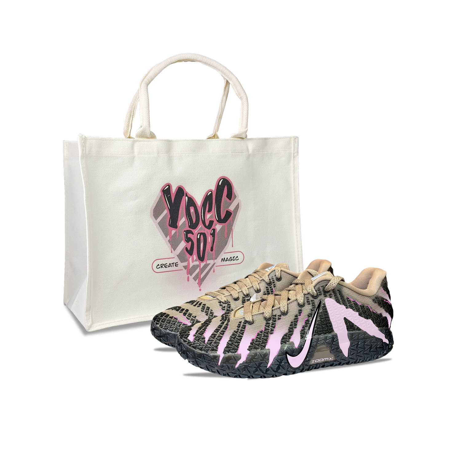 

Nike Мужские низкие баскетбольные кроссовки Ja Morant 3 YDCC Purple Night Walk, сумка для покупок, износостойкие