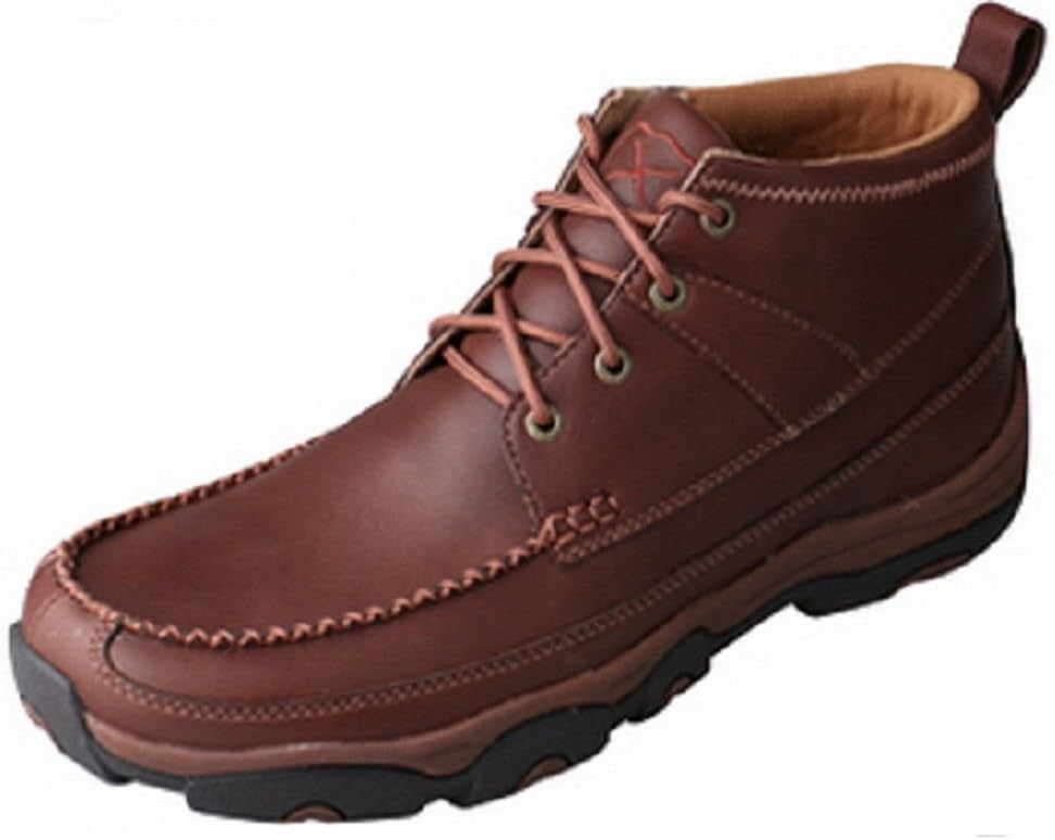 

Ботинки Twisted X Men's 4 Driving Moc Hiker с носком-мокасином, коричневый