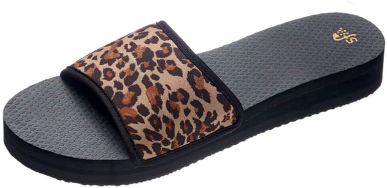 

Детские тапочки Showaflops в полоску, выполненные в акварельной технике, Leopard