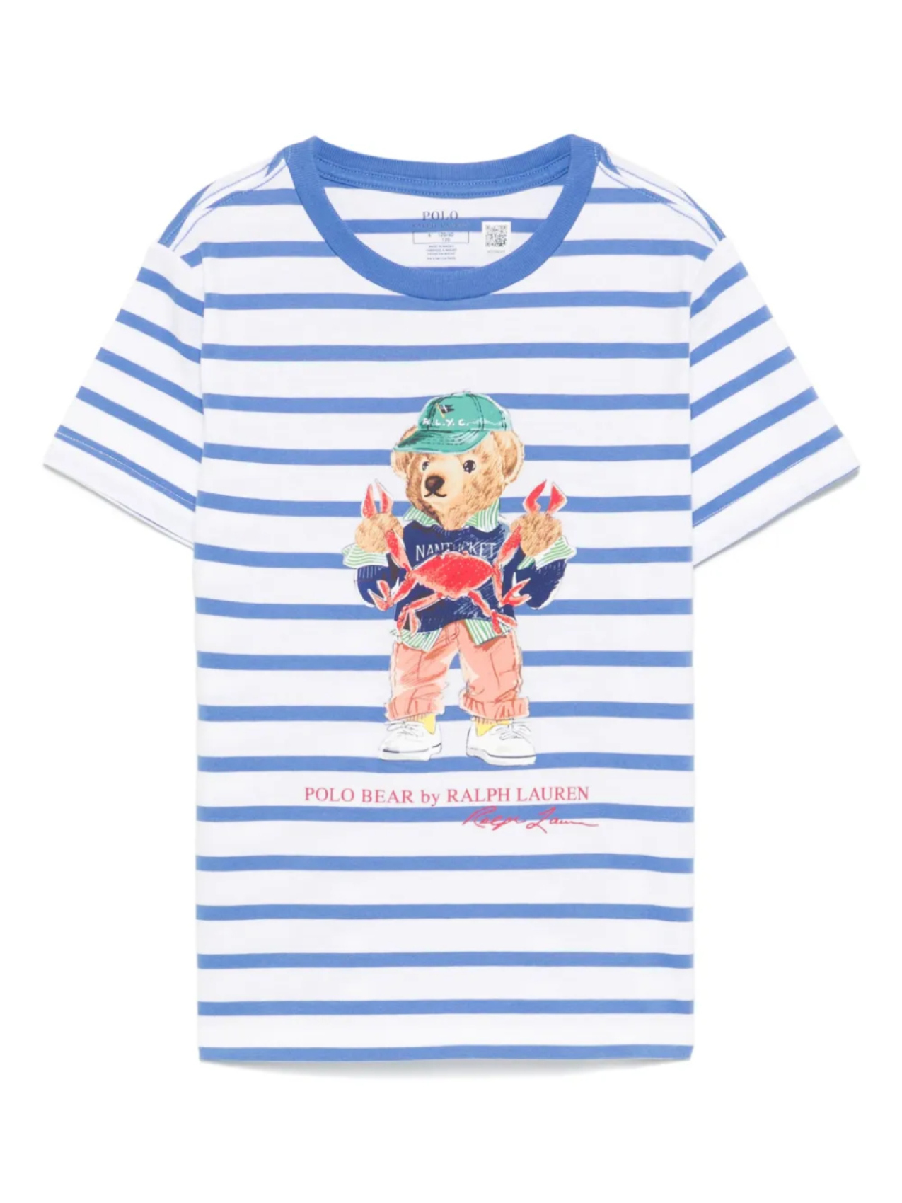 

POLO RALPH LAUREN KIDS футболка Polo Bear, белый