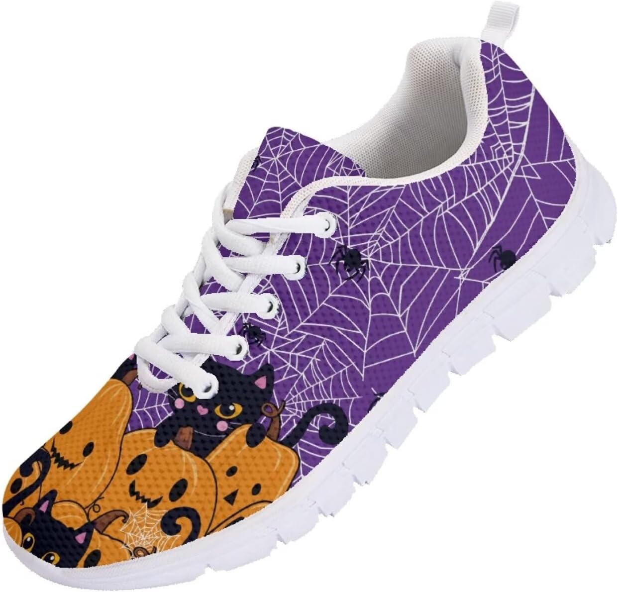 

Мужские кроссовки Funnydude Funny Print для тенниса, спортивные, удобные, дышащие, с сетчатым верхом, черный