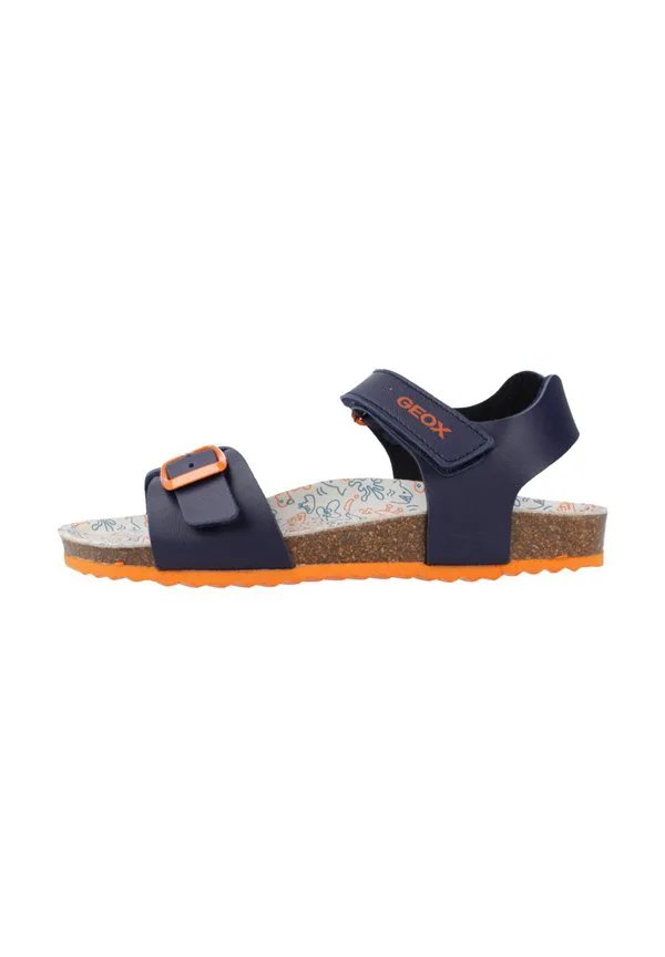 Сандалии для ходьбы ghita Geox, Navy/Dk Orange