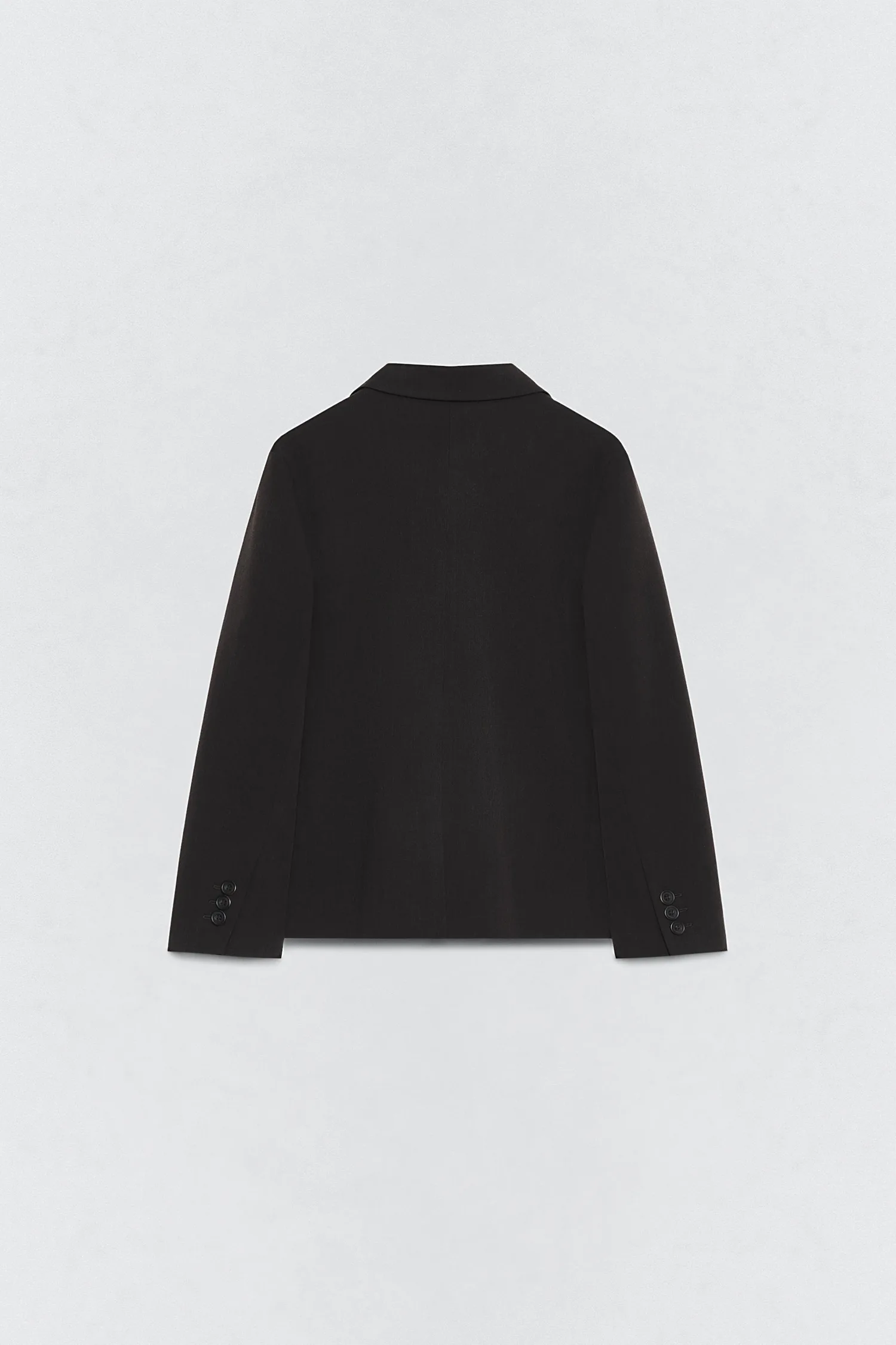 Двубортный пиджак от soshiotsuki x Zara, коричневый — фото 4
