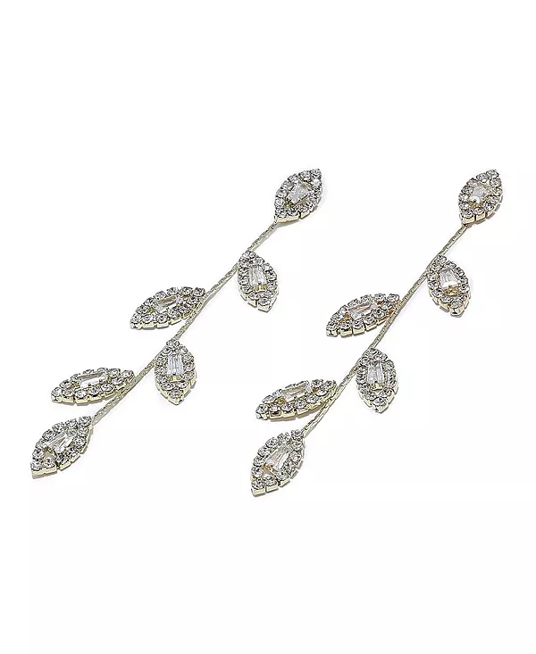 

Позолоченные современные серьги-подвески с жемчугом Sohi, white