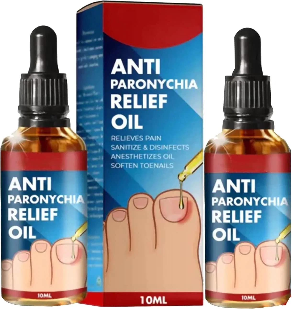 Масло для ногтей LUCKKY Anti Paronychia Relief Oil, 2 шт. Luckky