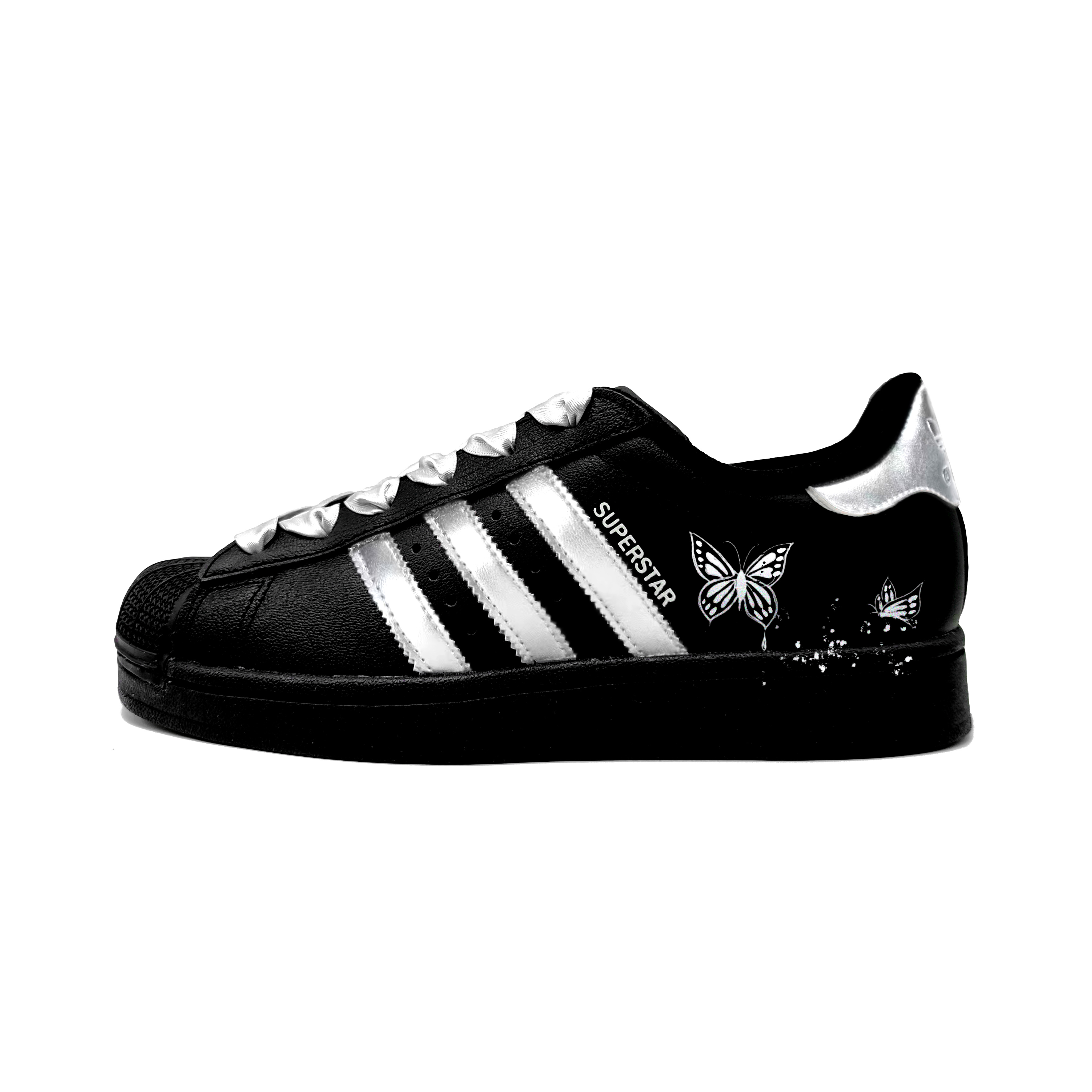 

Adidas Originals Superstar 2 Slip Resistant Abrasion Resistant низкие детские кроссовки для скейтбординга Silver для подростков