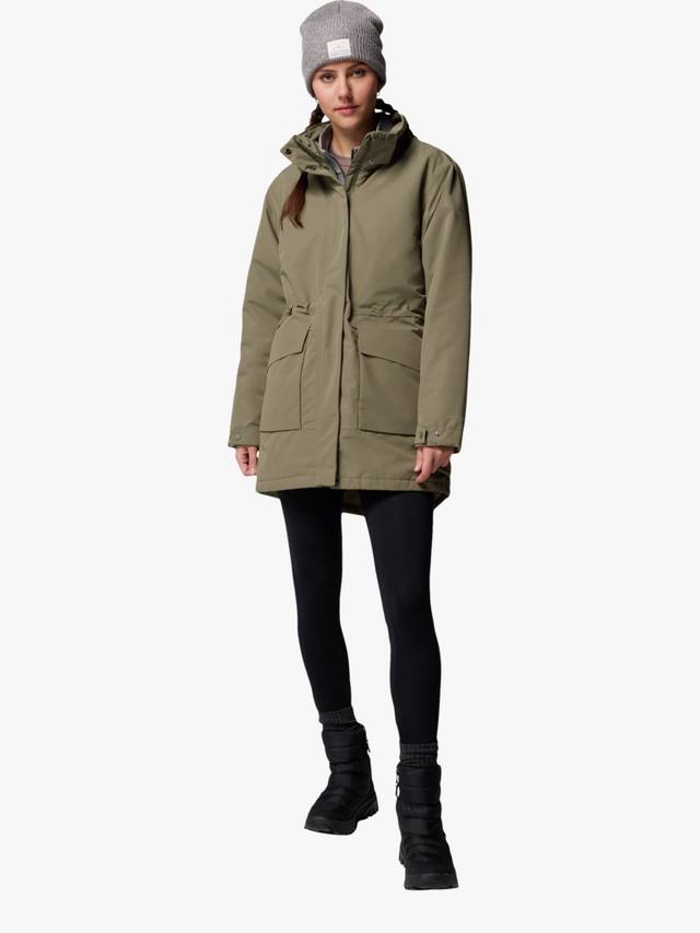 

Парка с капюшоном Pulaski Columbia, Stone Green