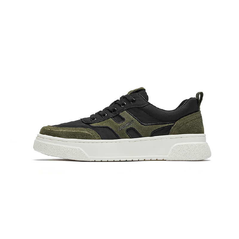 

Нескользящие износостойкие низкие мужские кроссовки HARSON, Black Green