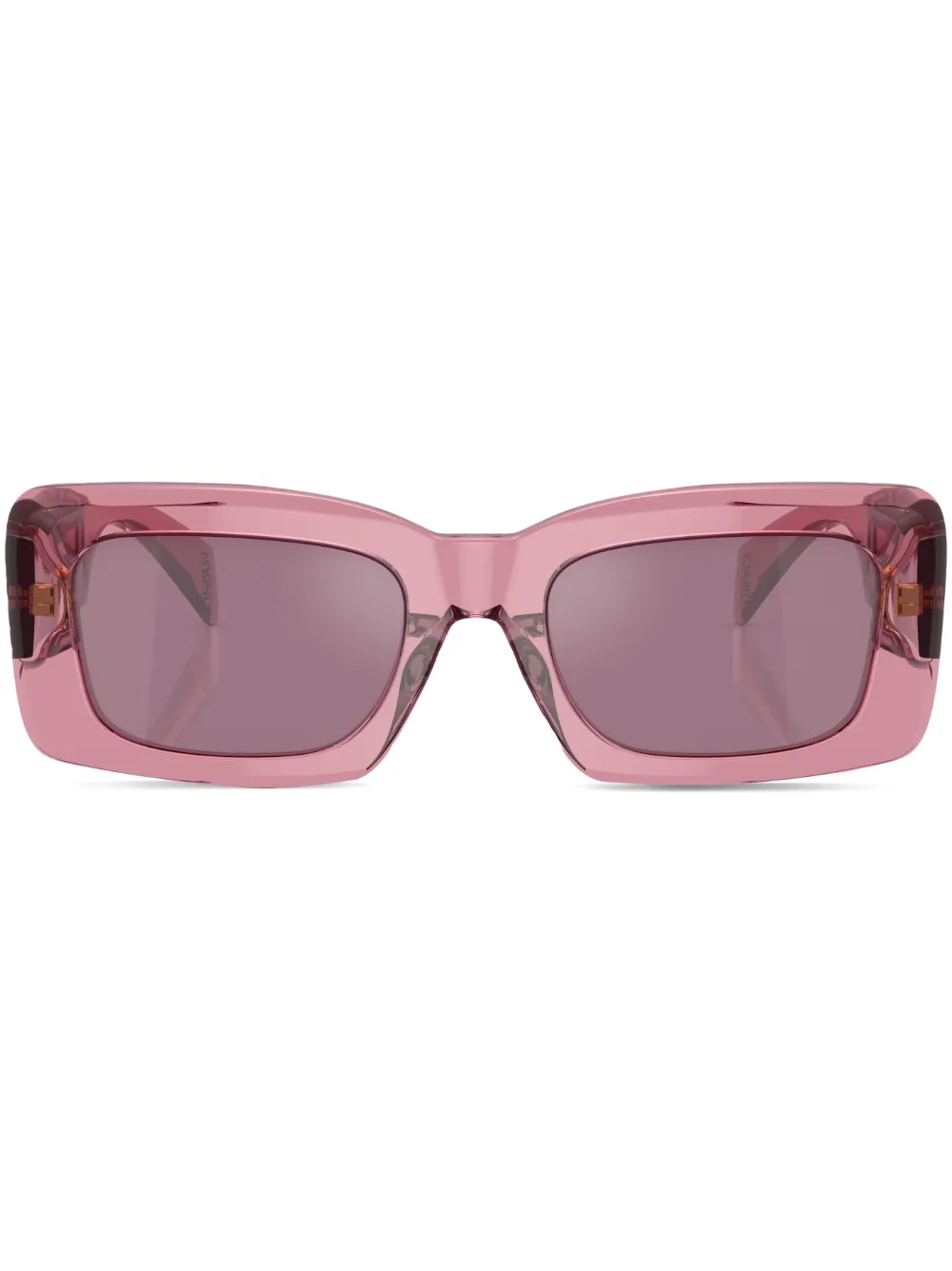 

Солнцезащитные очки в квадратной оправе с логотипом Versace Eyewear, розовый