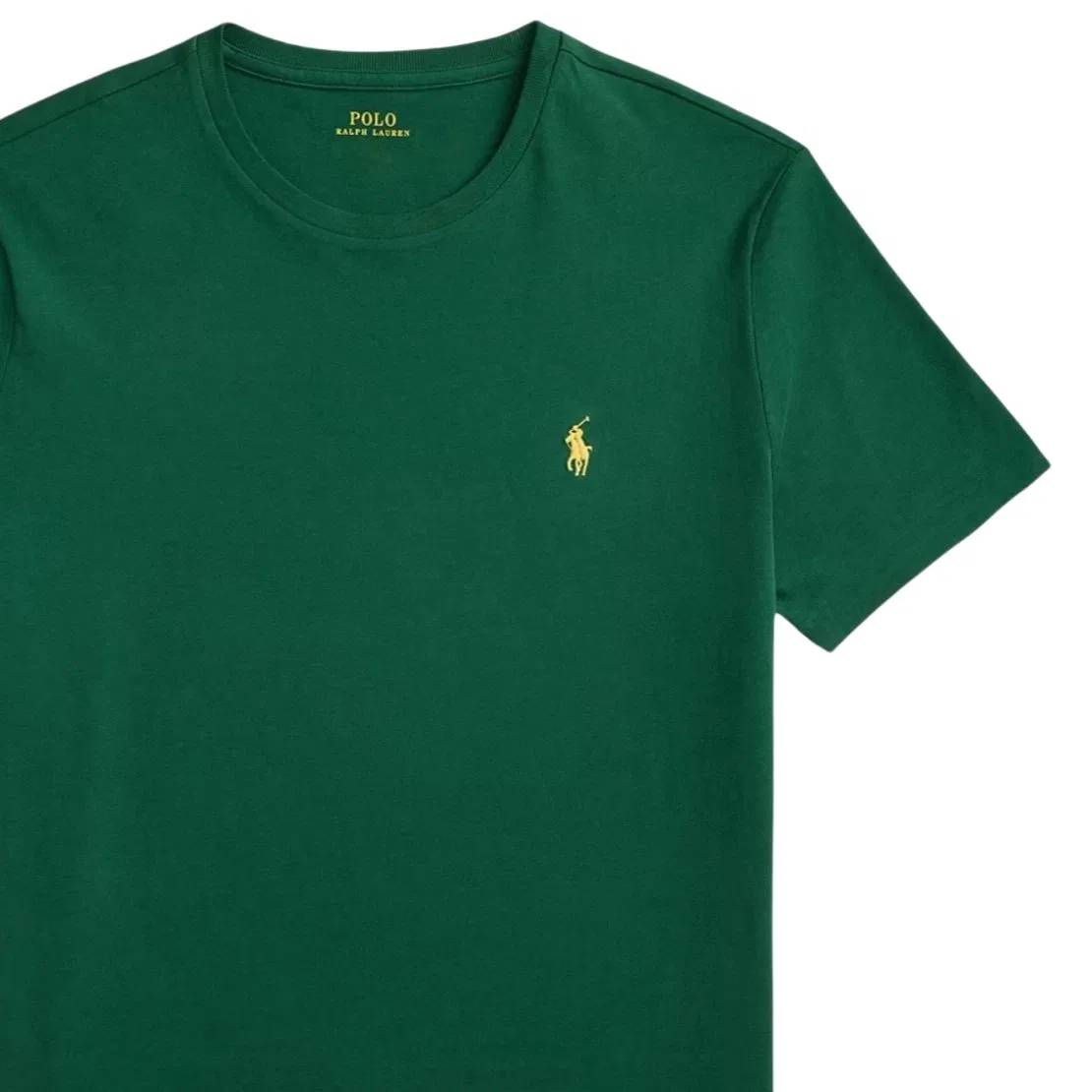 Футболка свободного кроя Polo Ralph Lauren зеленая — фото 3
