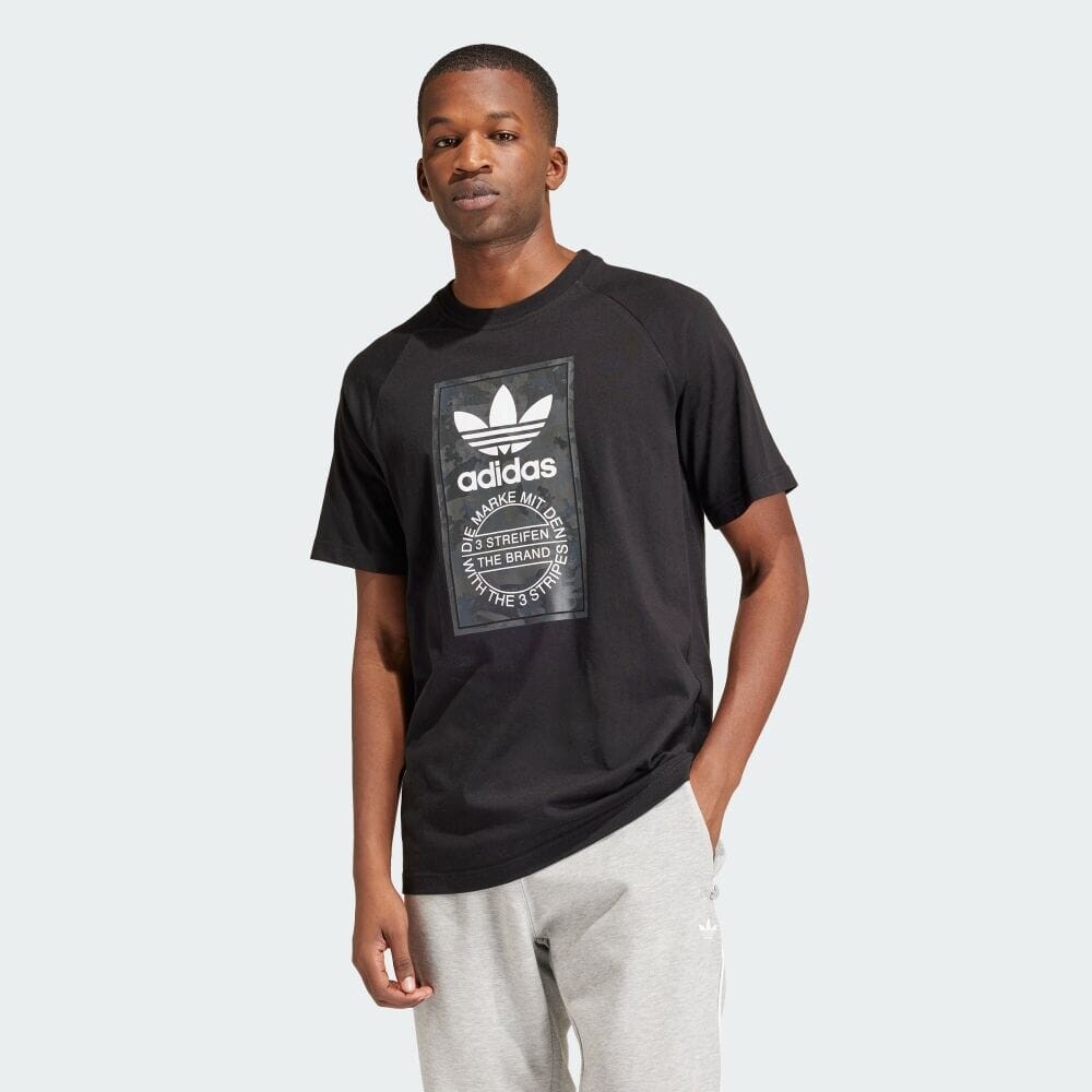 

Футболка Adidas Camo Tongue T-Shirt, черный