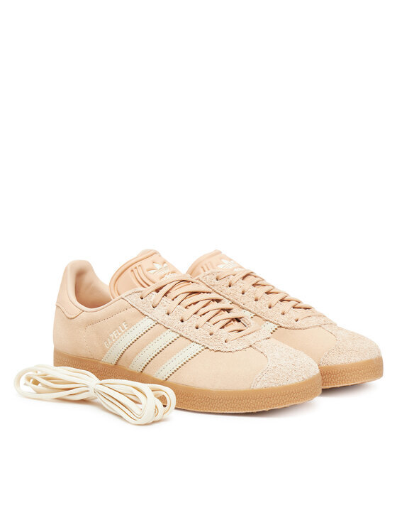 Кроссовки Gazelle JS1384 Adidas, бежевый — фото 2