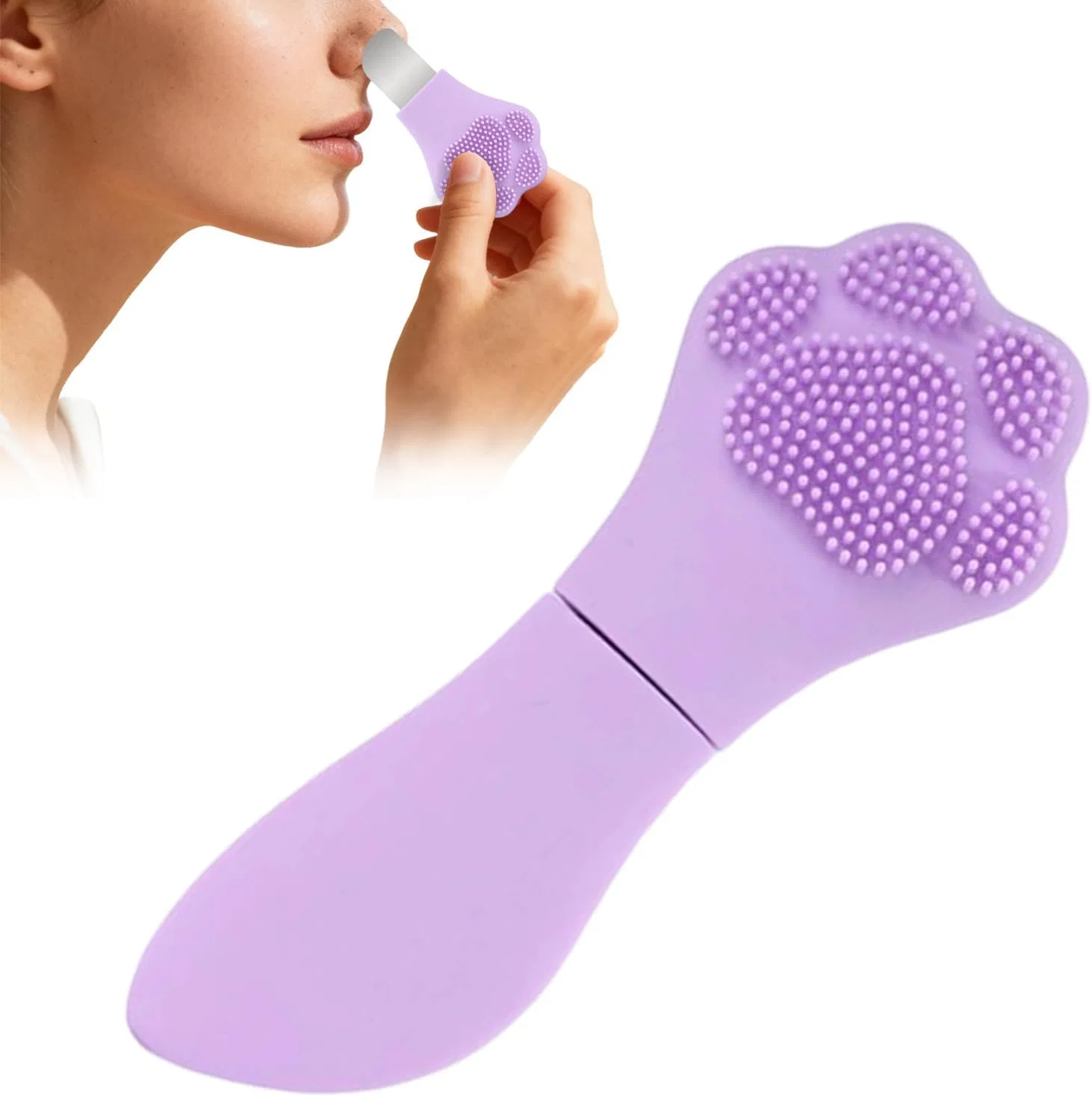 Скраб для лица с силиконовыми насадками, Cat Paw, Generic, 11.4x4.5 см