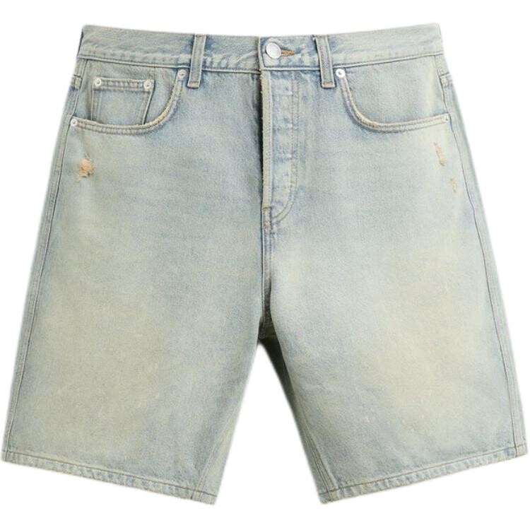 

Джинсовые шорты мужские синие Zara, синий