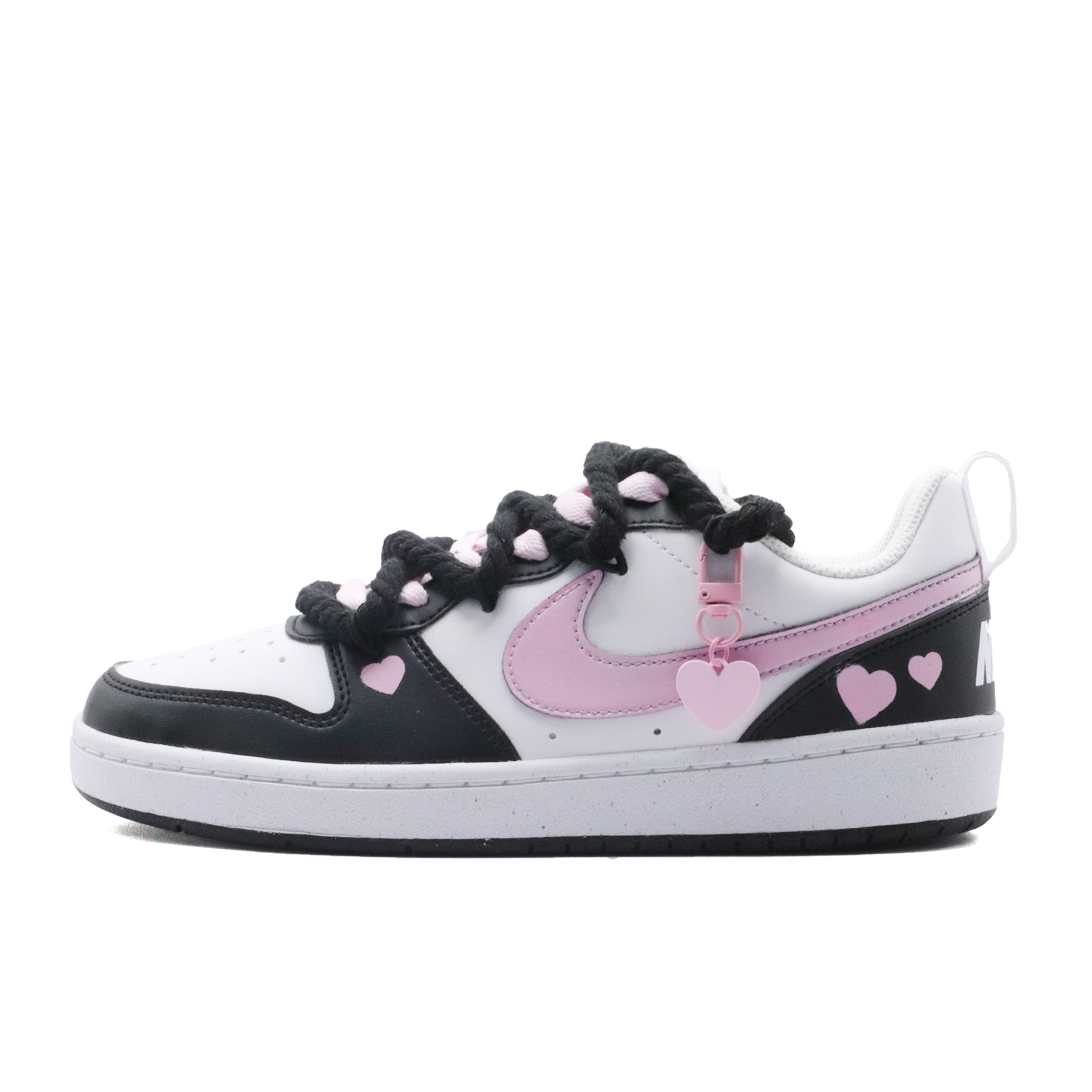 

Nike Кроссовки для скейтбординга Court Borough Peach Love противоскользящие износостойкие для детей подростков