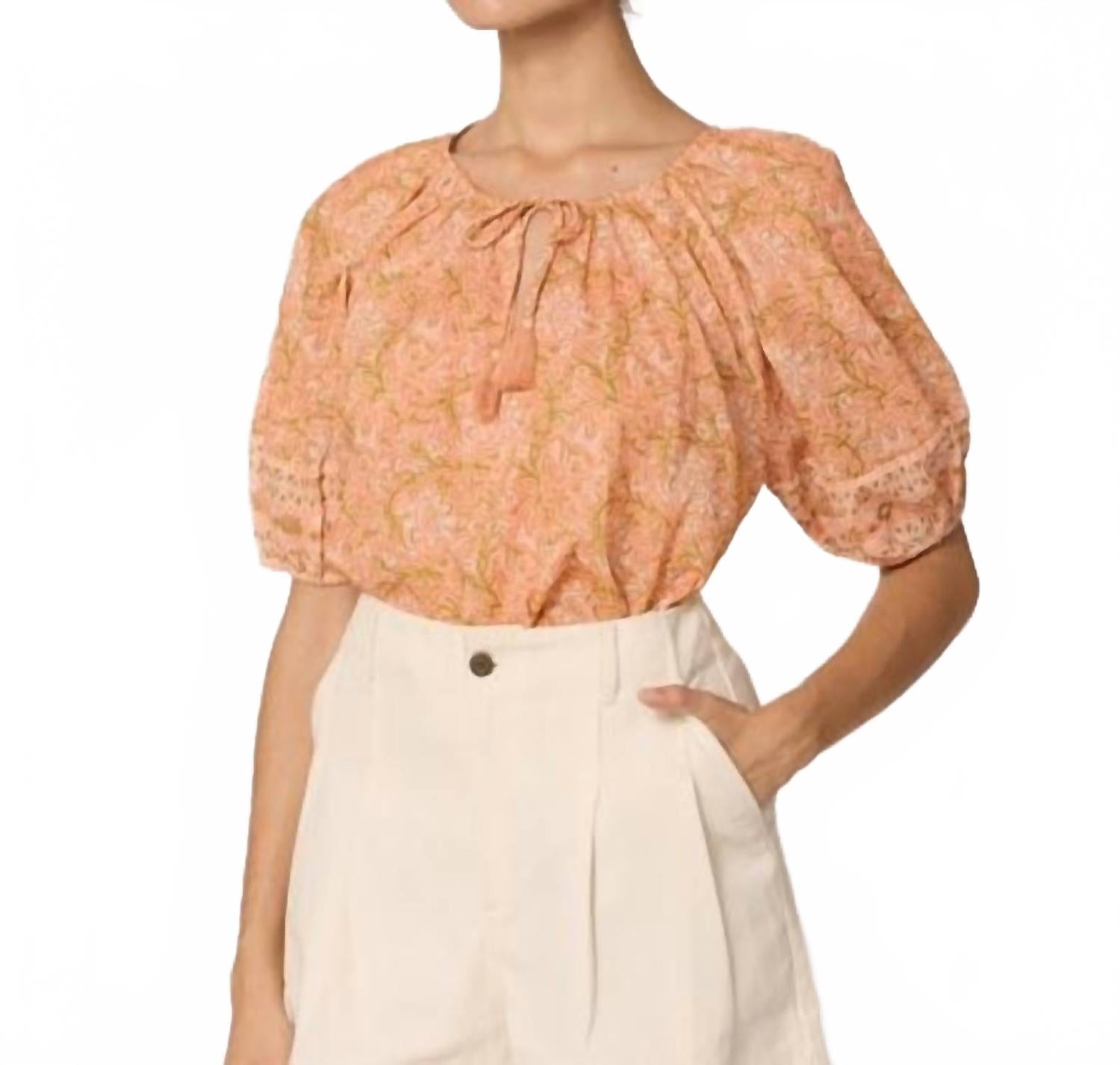 

Блузка Johana в цветочном принте Cecil Blush Cleobella, Cecil Blush Print