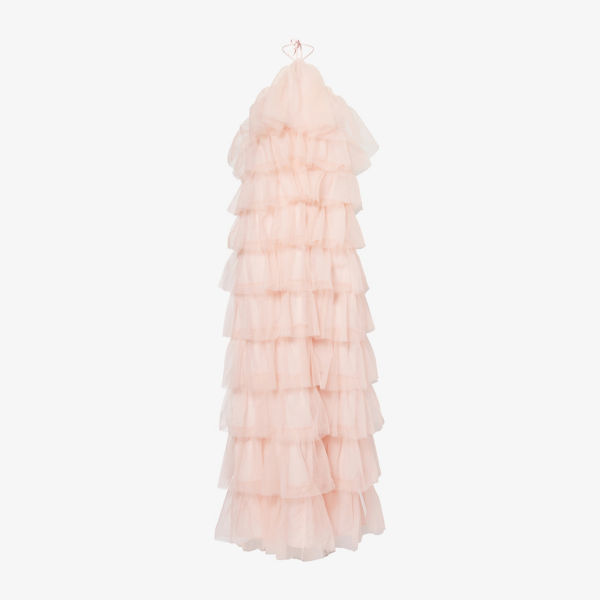 

Карри тюлевое макси-платье Pretty Lavish, розовый