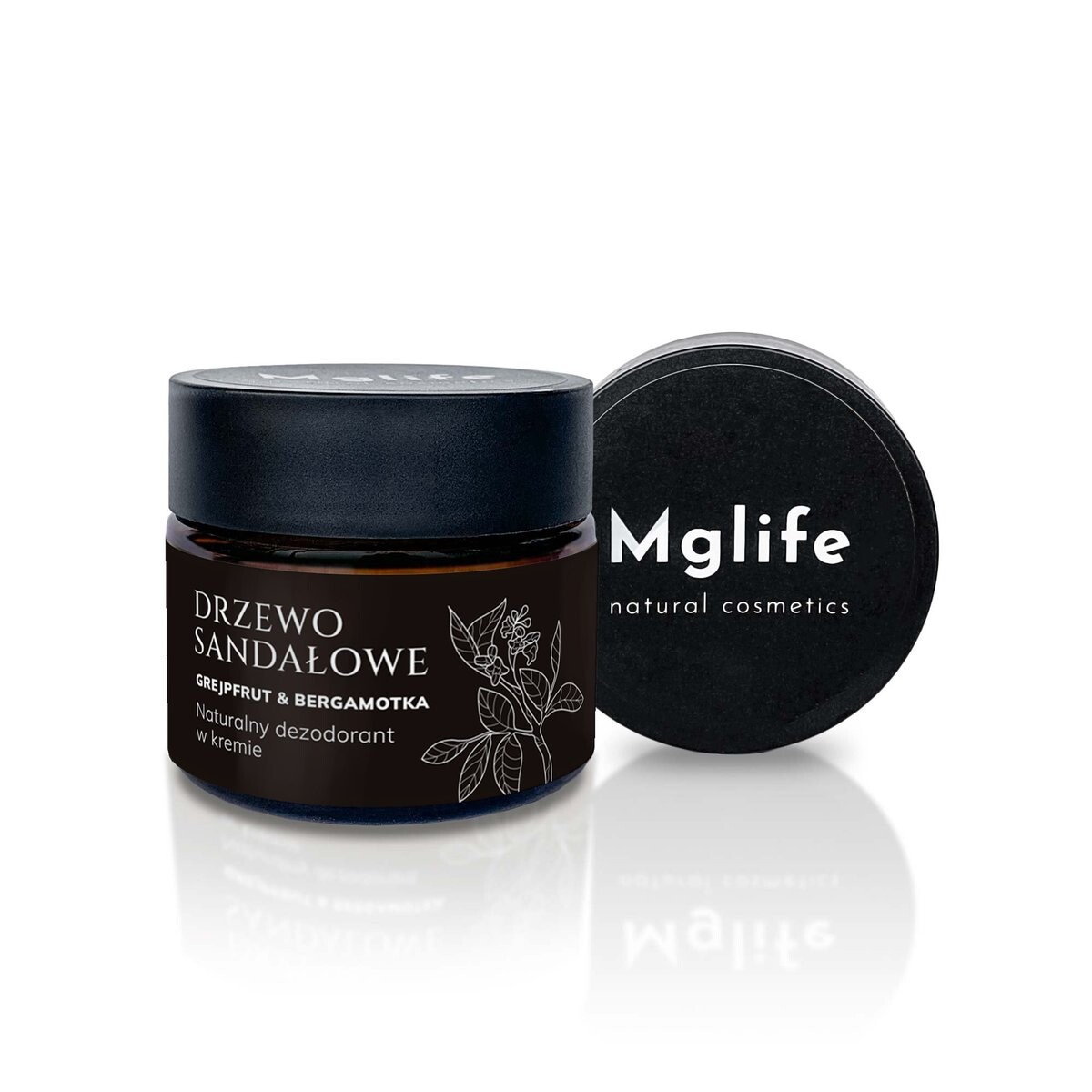 

Mglife, Натуральный крем-дезодорант сандал, грейпфрут, бергамот, 50 мл